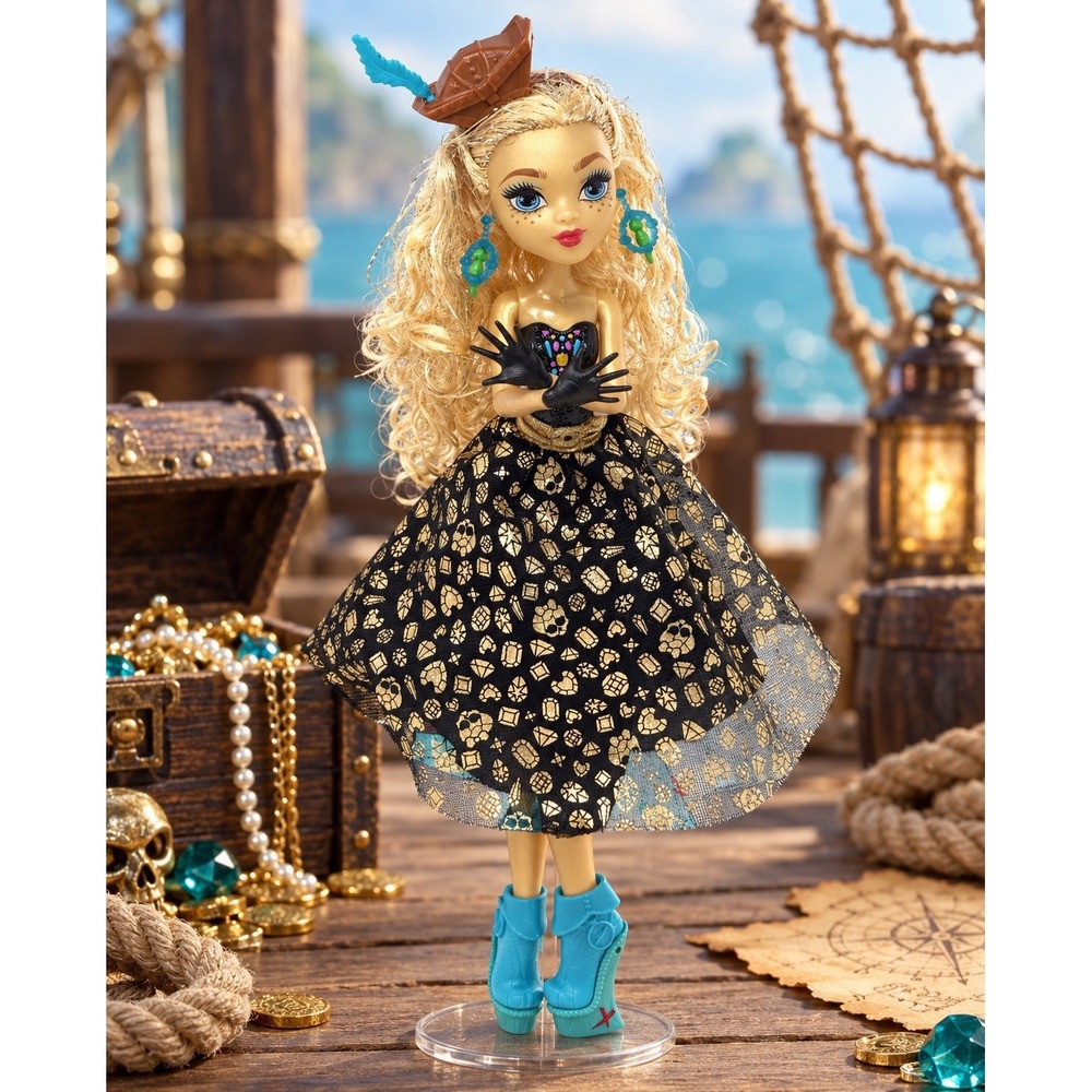 Monster High Shriekwrecked Dayna Treasura Jones Doll 2016 Mattel DTV93